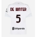 Tanie Strój piłkarski AC Milan Koni De Winter #5 Koszulka Wyjazdowej dla damskie 2026-27 Krótkie Rękawy